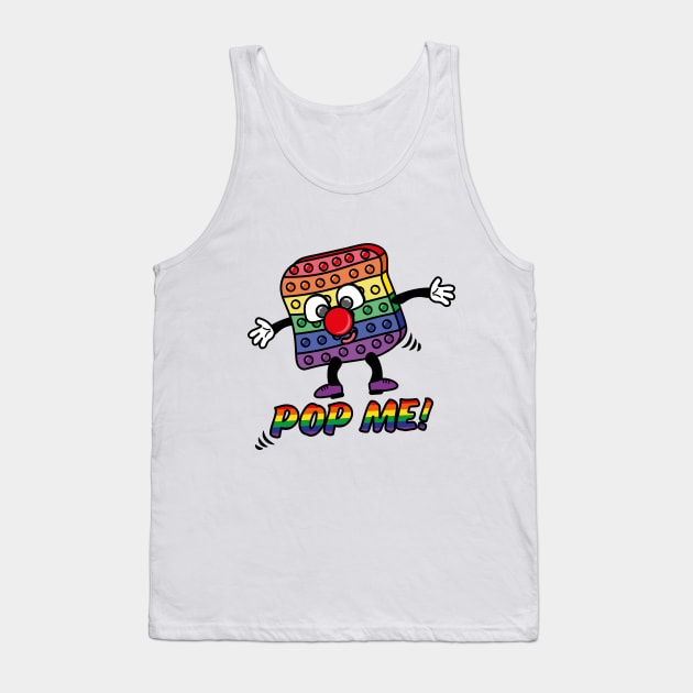 "Pop Me" Fidget Tank Top by HelenDesigns